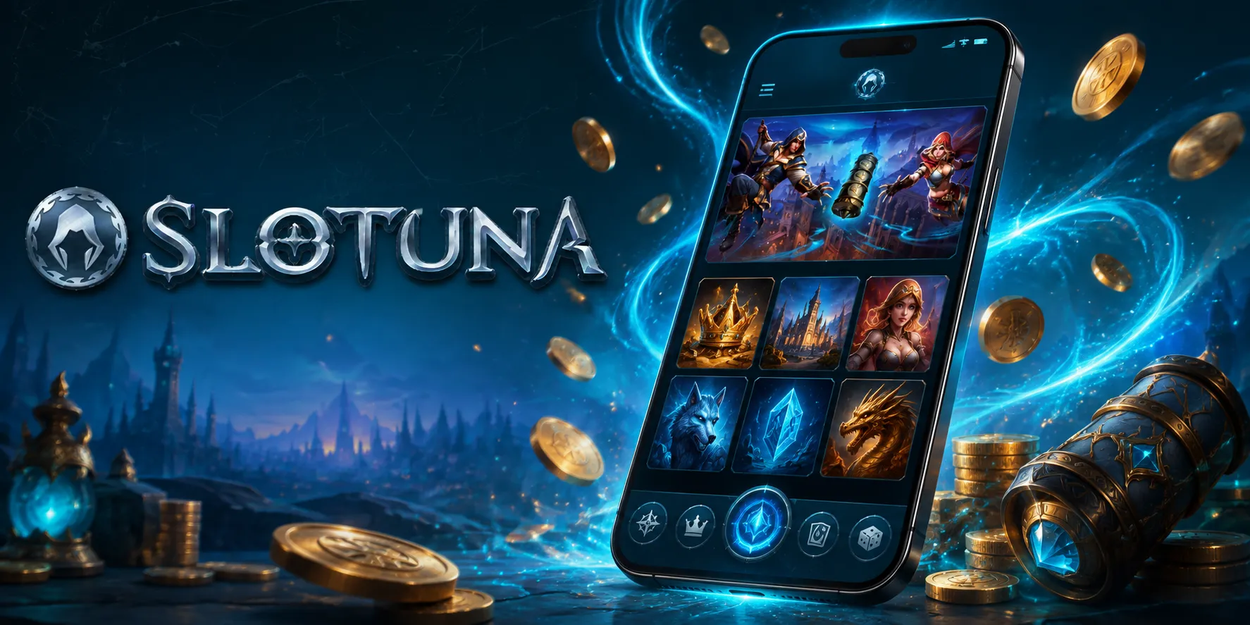 Capture d'écran de l'app Slotuna Casino